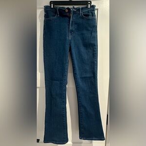 MOTHER Dark Blue Straight Leg Jeans